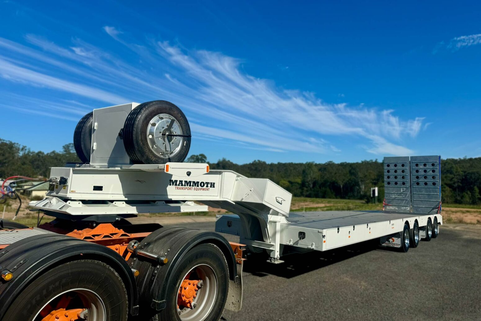 Quad Axle Semi